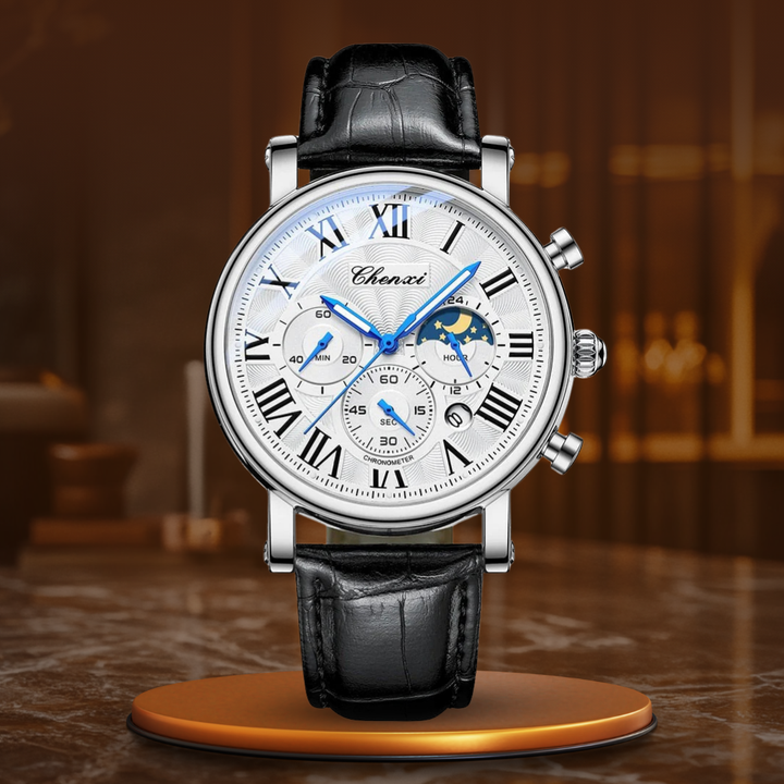 van Baerle® – Montre à Quartz en Cuir Luxueux
