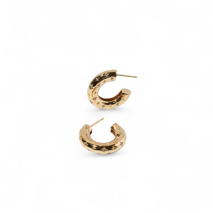 Boucles d'oreilles créoles cosmiques