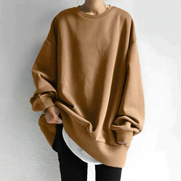 Sally | Oversized round neck jumper for women