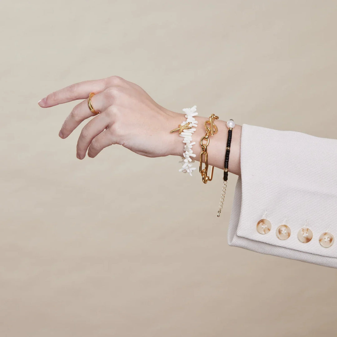 Bracelet à Barre T avec Lien