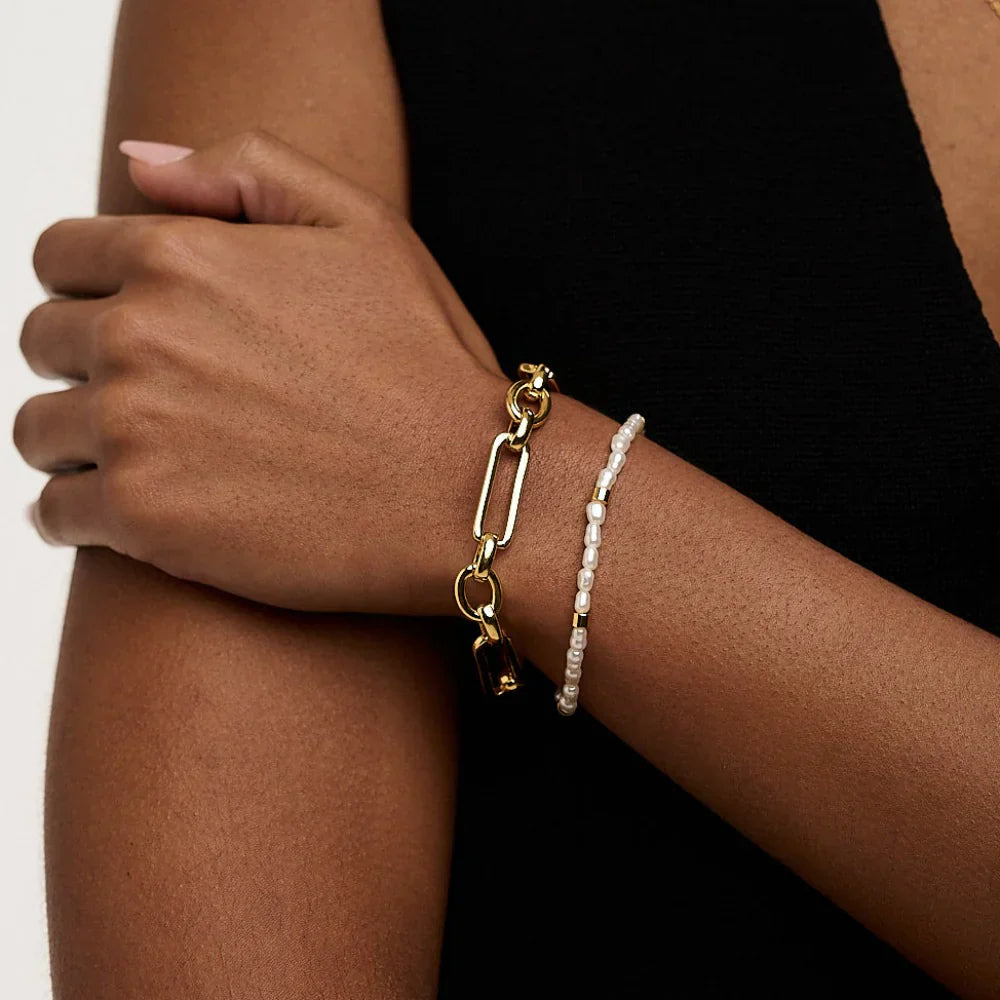 Bracelet à Barre T avec Lien