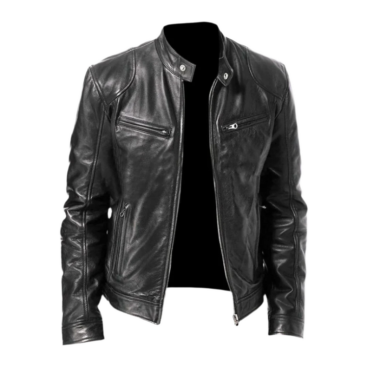 Lucien | Blouson Moto en Cuir Classique