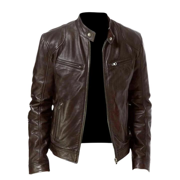 Lucien | Blouson Moto en Cuir Classique