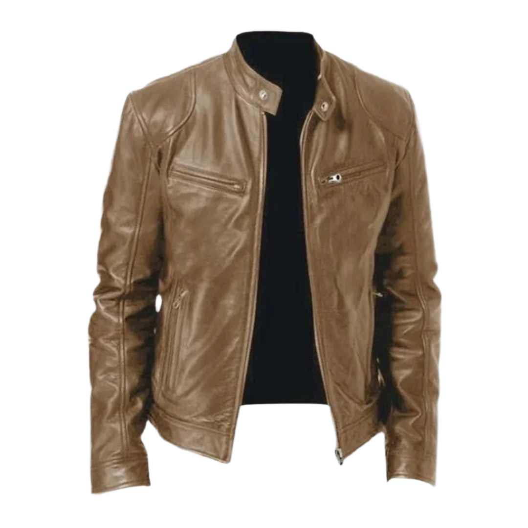 Lucien | Blouson Moto en Cuir Classique