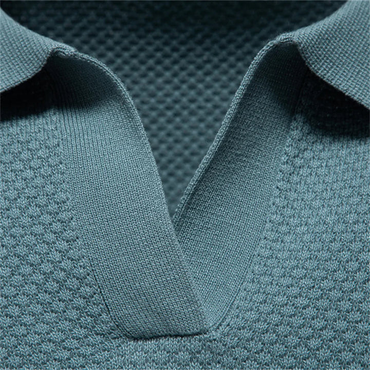 Reuben | Chemise polo en maille texturée