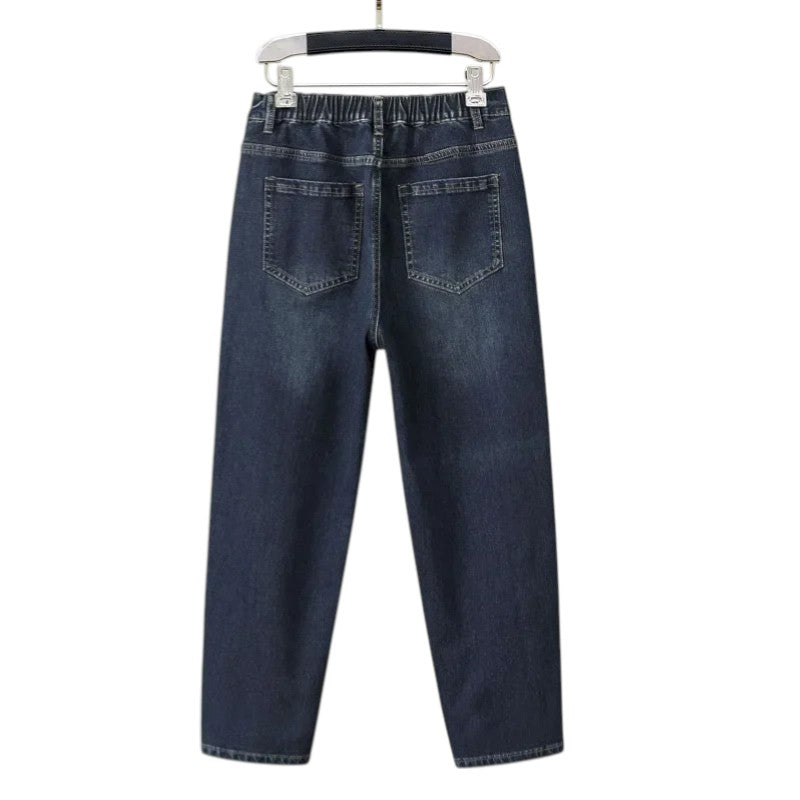 Jeans à pattes larges avec panneaux contrastants Chloe