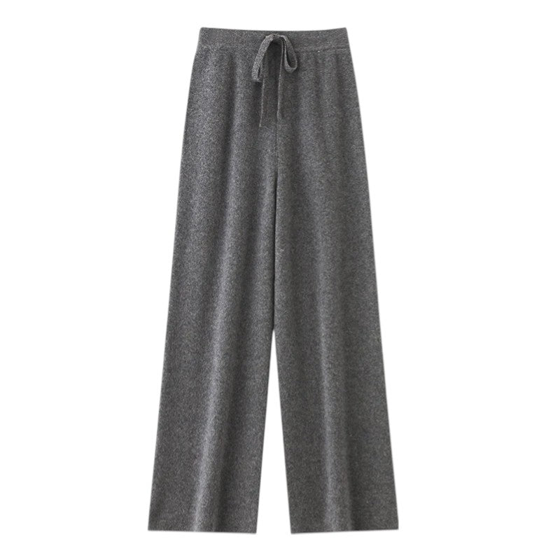Léa | Pantalon Large en Maille Douce