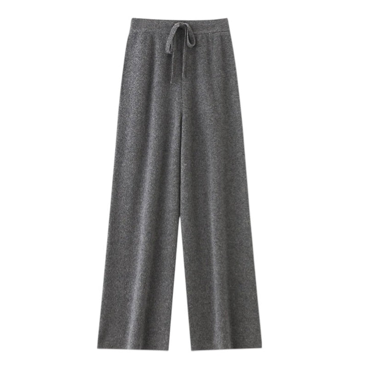 Léa | Pantalon Large en Maille Douce
