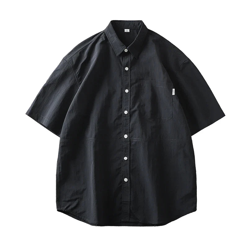 Marty | Chemise en coton légère à manches courtes
