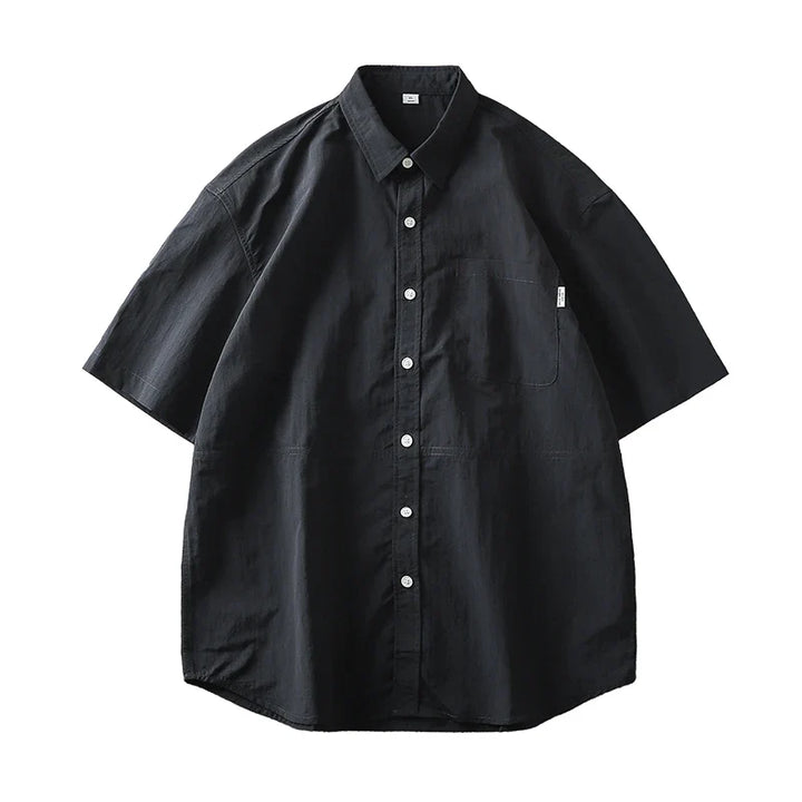 Marty | Chemise en coton légère à manches courtes