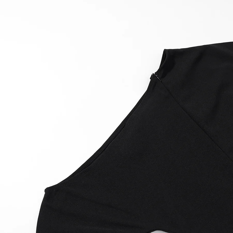 Camille | Robe plissée à col bateau