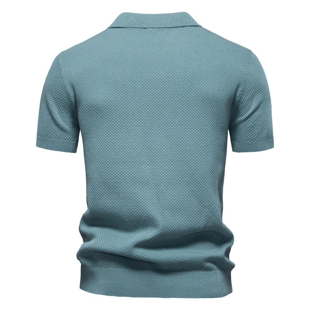 Reuben | Chemise polo en maille texturée