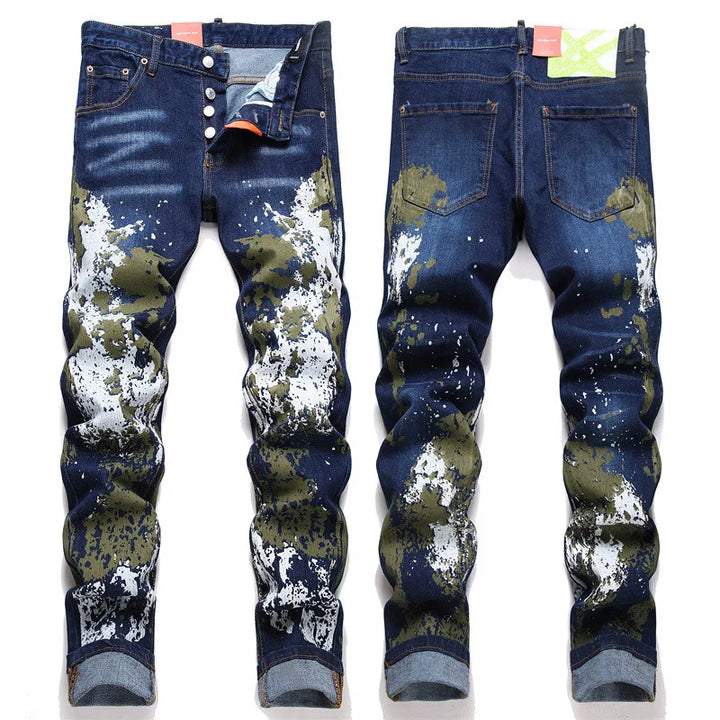Jeans slim artistique Tyson