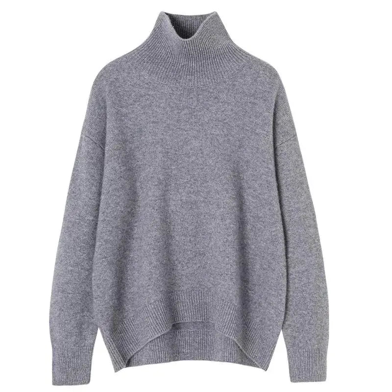 Camille | Pull col roulé doux oversize