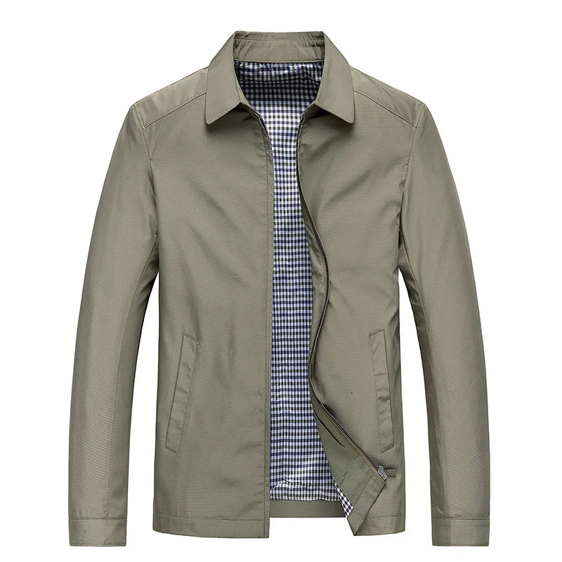 Nathan | Veste légère classique avec doublure à carreaux