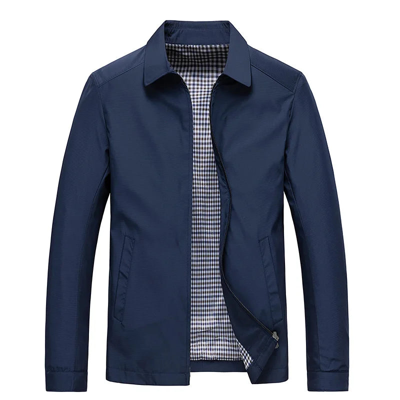 Nathan | Veste légère classique avec doublure à carreaux
