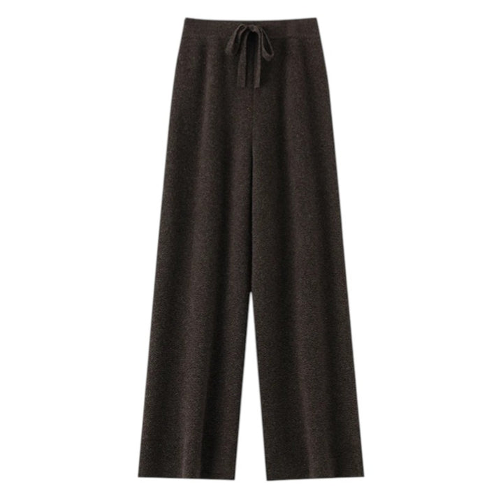 Léa | Pantalon Large en Maille Douce