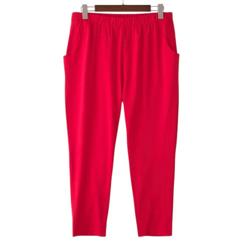 Camille | Pantalon ample en tissu effet velours