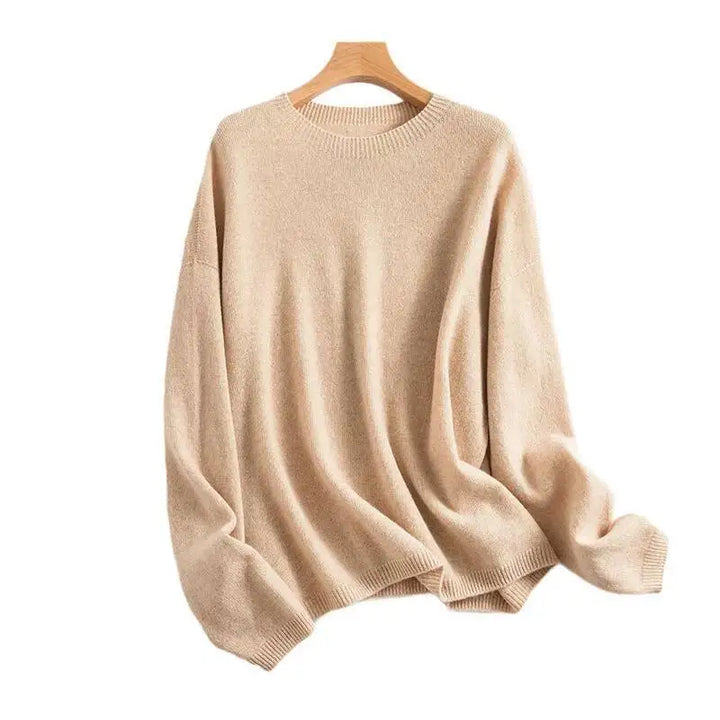 Inès | Pull en maille doux à col rond