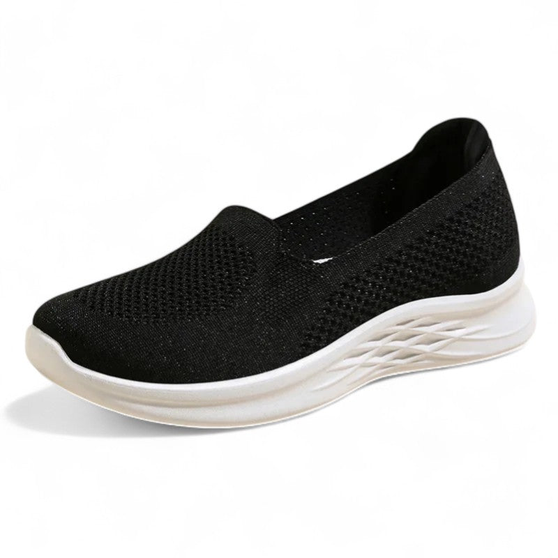 Chantal | Ballerine Slip-On Respirante à Semelle Épaisse