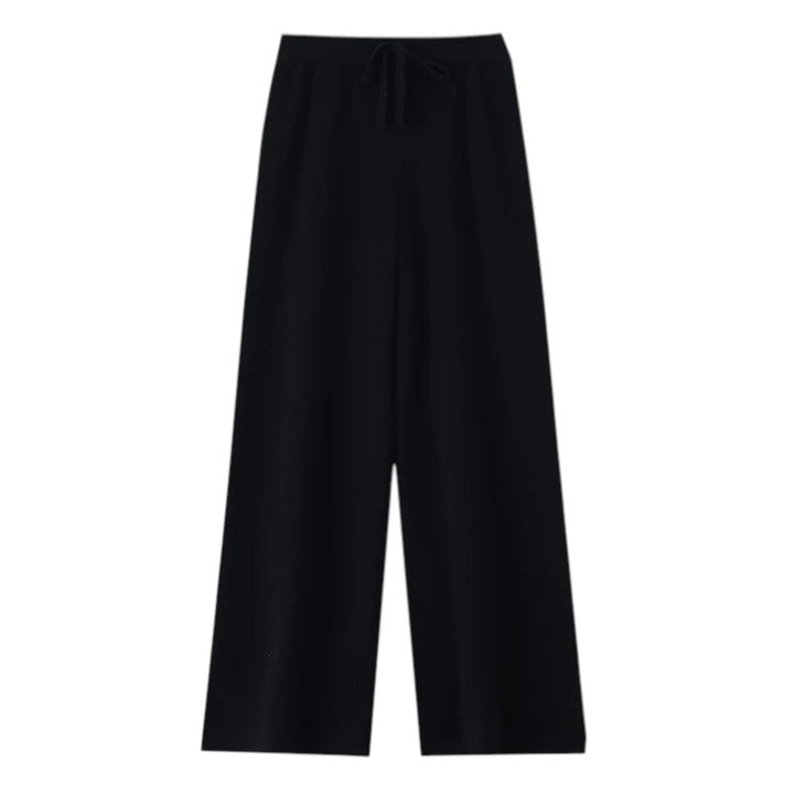 Léa | Pantalon Large en Maille Douce