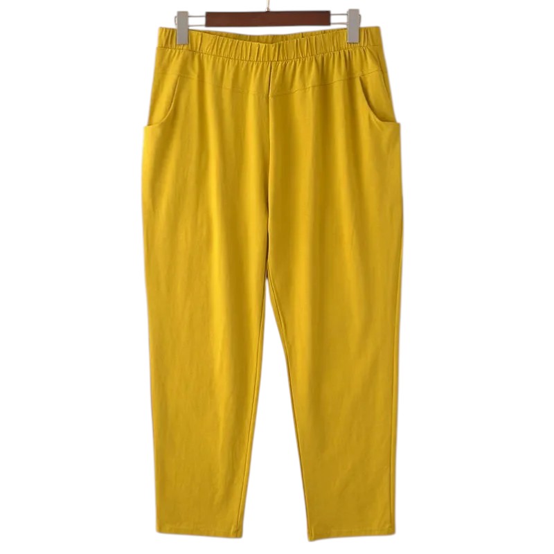 Camille | Pantalon ample en tissu effet velours