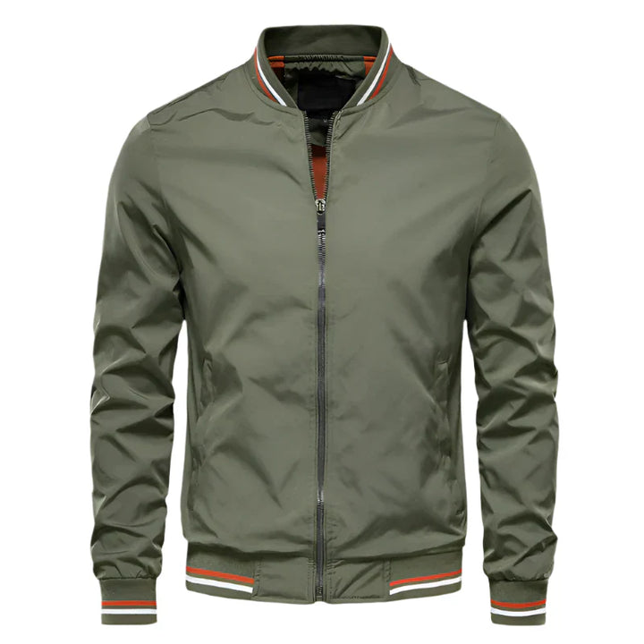 Shane | Veste légère à fermeture éclair avec bordure sportive