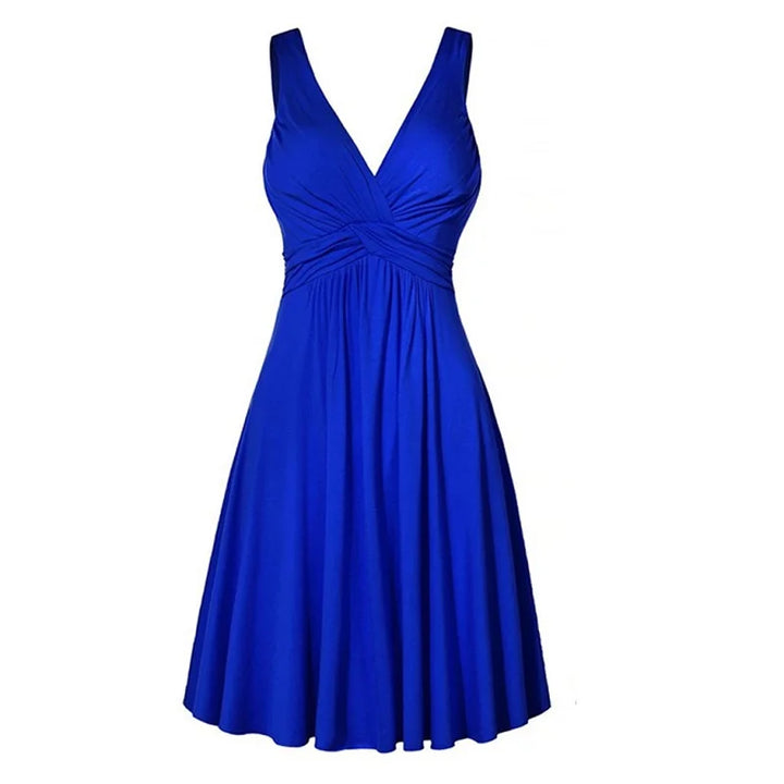 Juliette | Robe Évasée à Bretelles Croisées