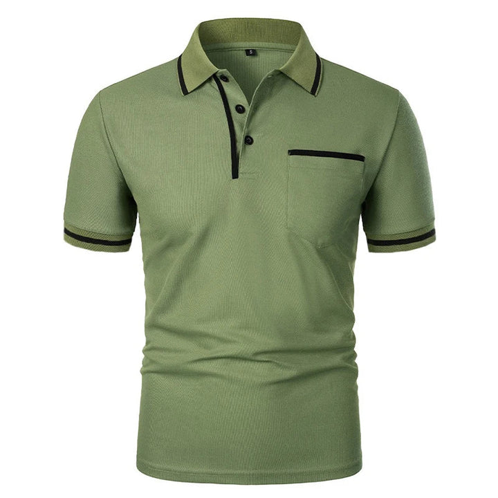 Lachlan | Polo avec Bordure Contrastée et Poche