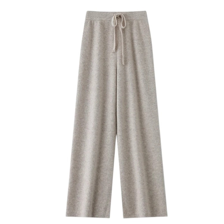 Léa | Pantalon Large en Maille Douce