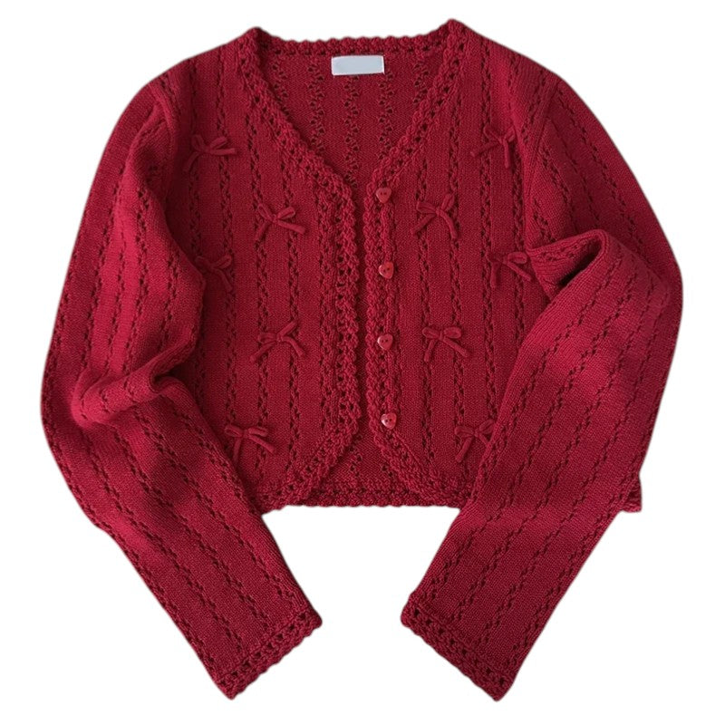Isla | Cardigan en maille douce avec détails en ruban