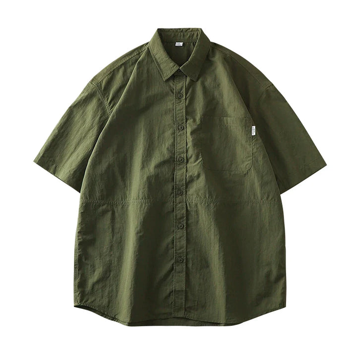 Marty | Chemise en coton légère à manches courtes