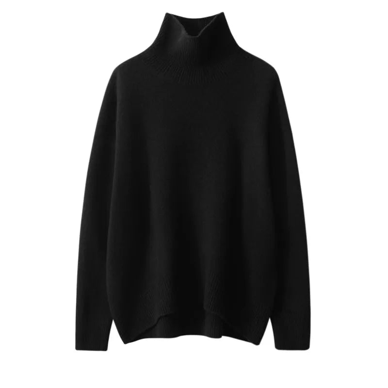 Camille | Pull col roulé doux oversize