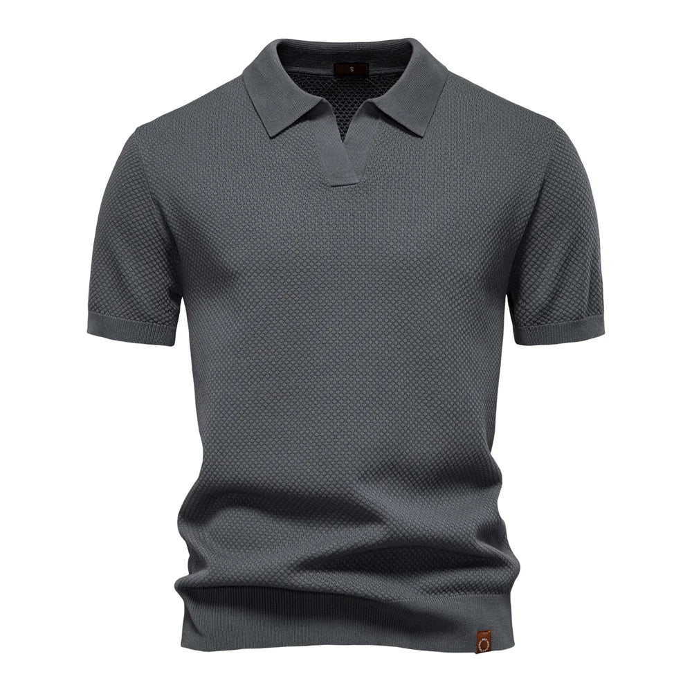 Reuben | Chemise polo en maille texturée
