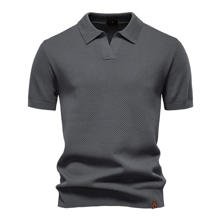 Reuben | Chemise polo en maille texturée