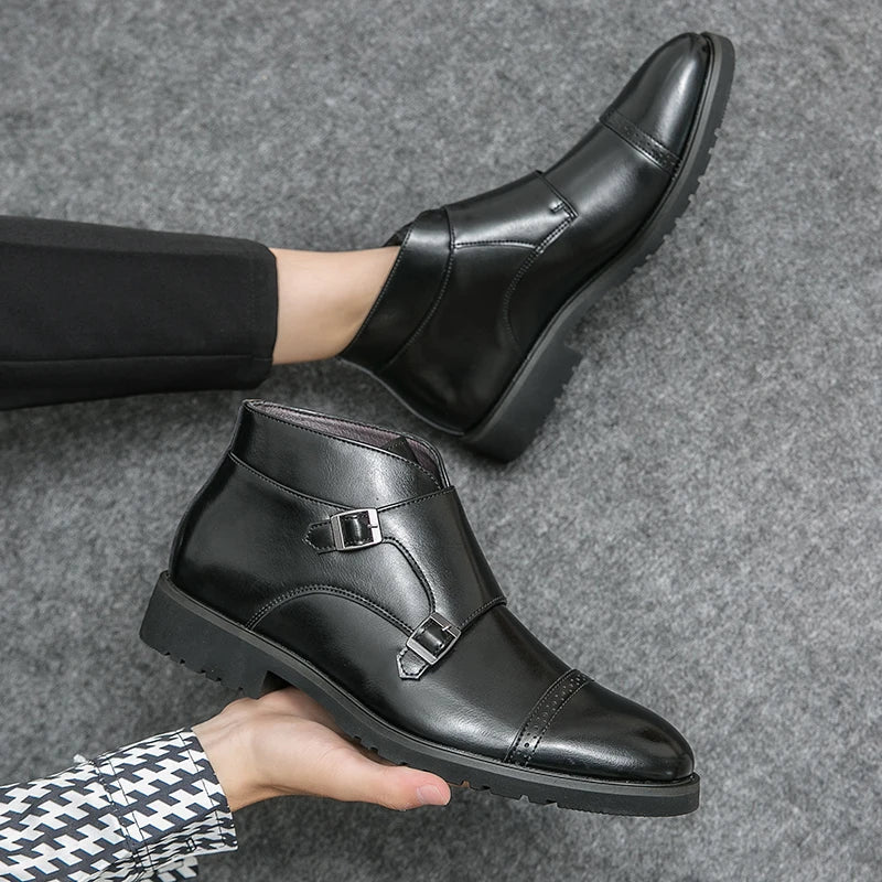 Darell™ | Double Monk Strap Boots
