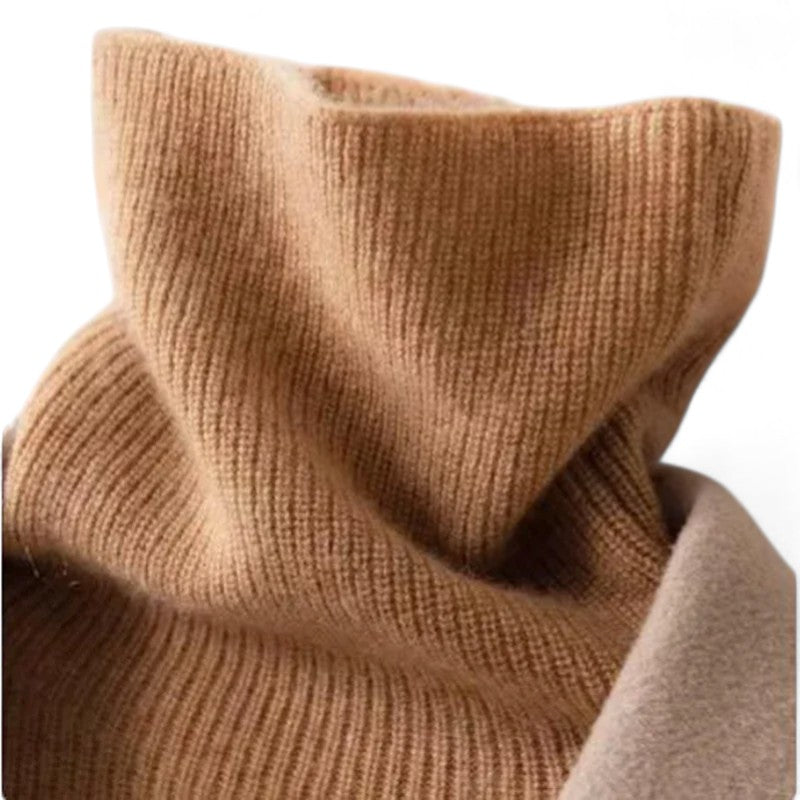 Clara | Pull col roulé doux côtelé
