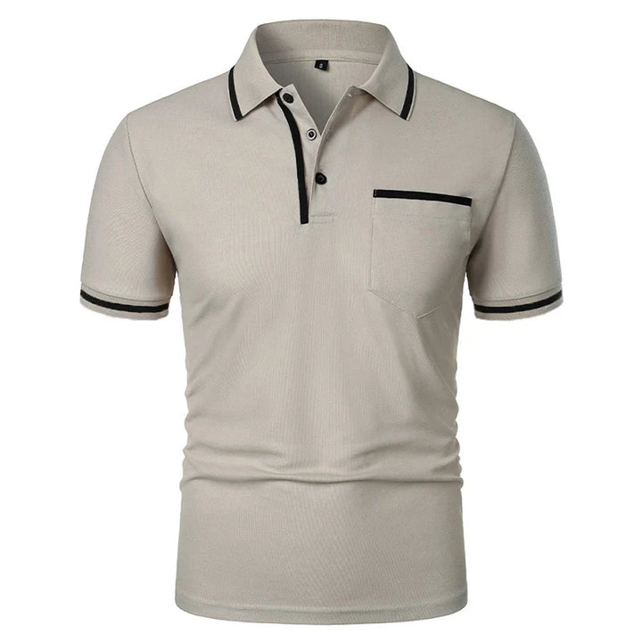 Lachlan | Polo avec Bordure Contrastée et Poche