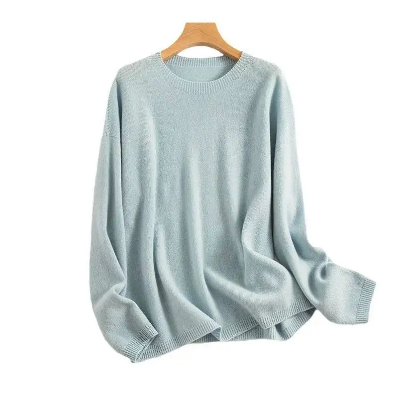Inès | Pull en maille doux à col rond