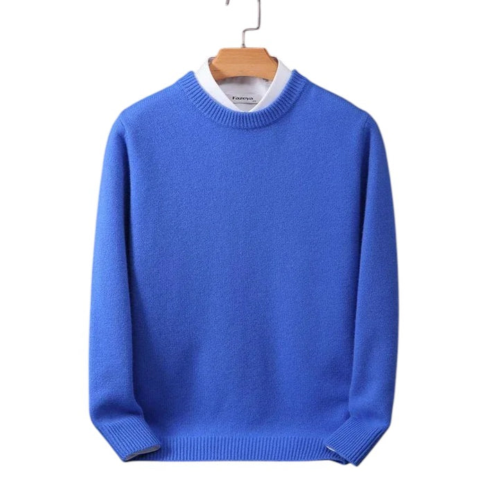 Declan | Pull en mélange de cachemire géométrique avec style intemporel et confort tout au long de la journée