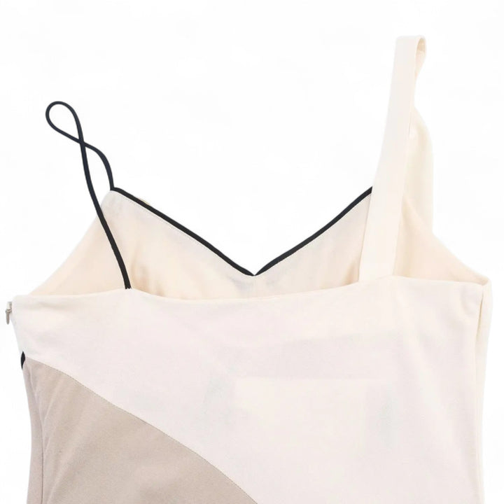 Élodie | Robe mi-longue asymétrique satinée