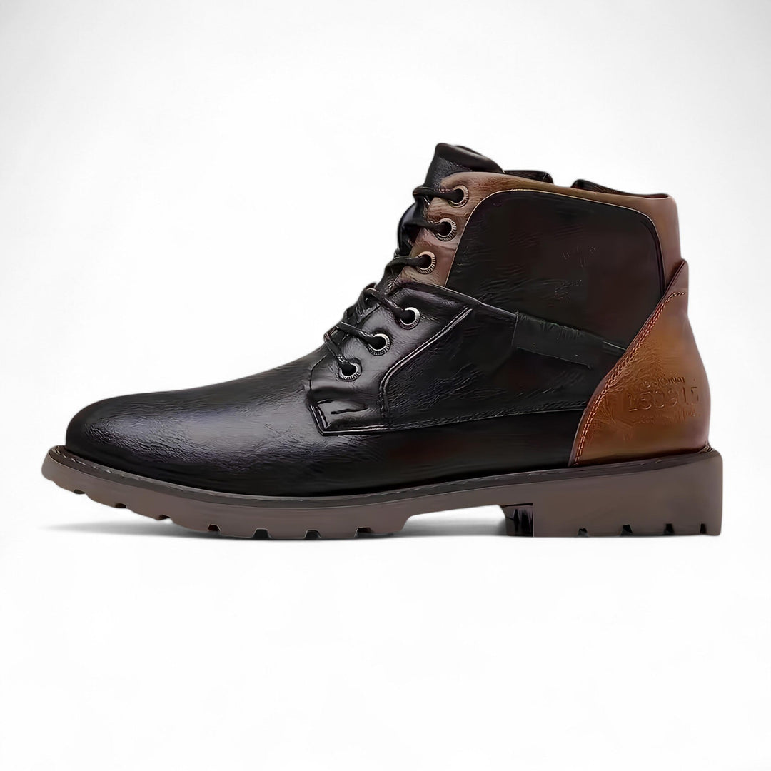 Lachlan | Bottines d'extérieur résistantes deux tons avec semelle à gros crampons