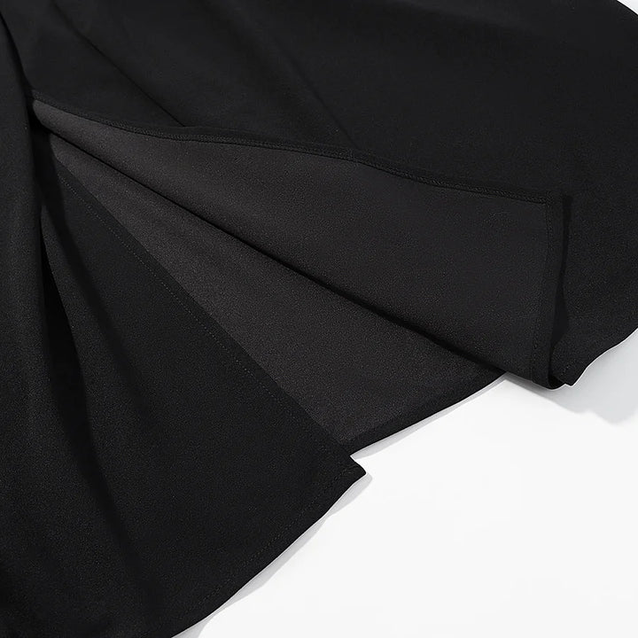 Camille | Robe plissée à col bateau