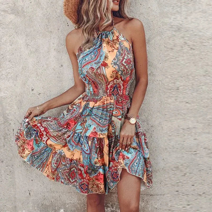 Angela Chic Halter Dress