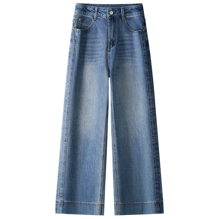 Ava | Pantalons en jean à jambes larges classiques