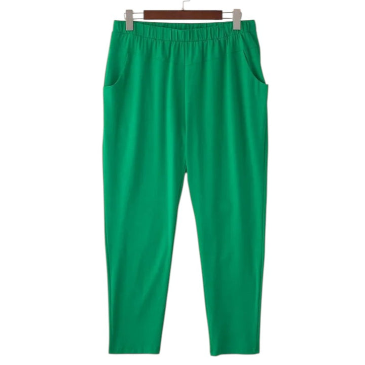 Camille | Pantalon ample en tissu effet velours