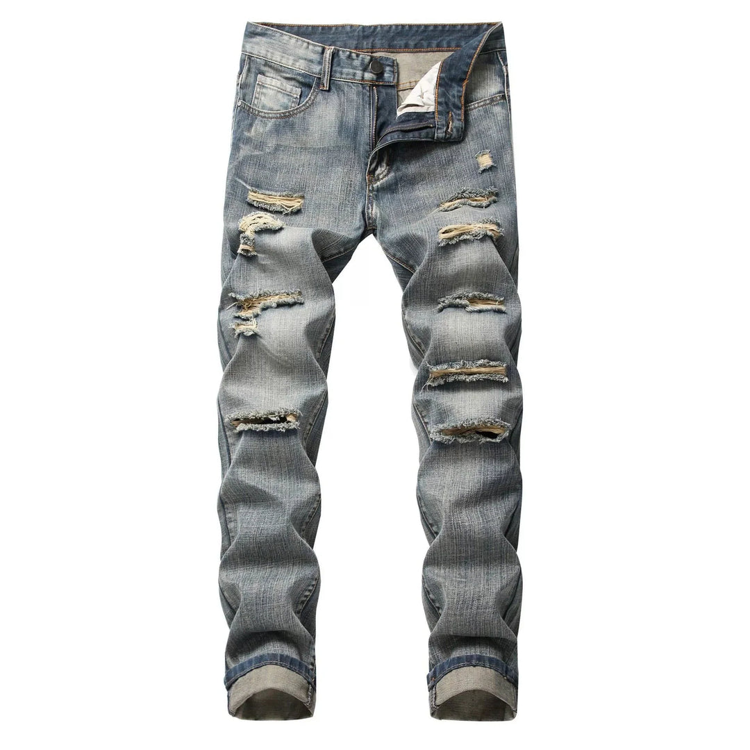 Mason | Jean en denim stretch usé