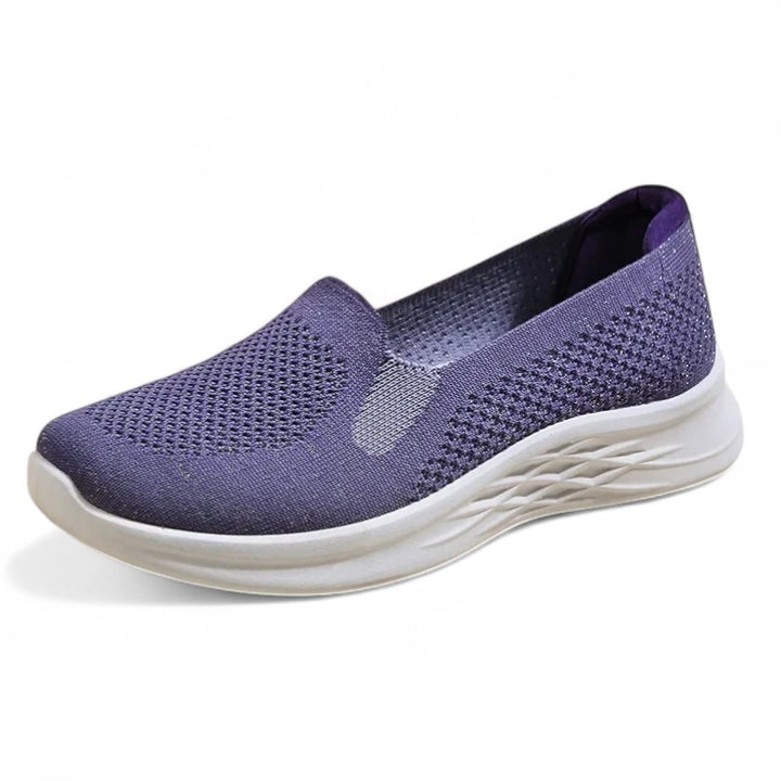Chantal | Ballerine Slip-On Respirante à Semelle Épaisse