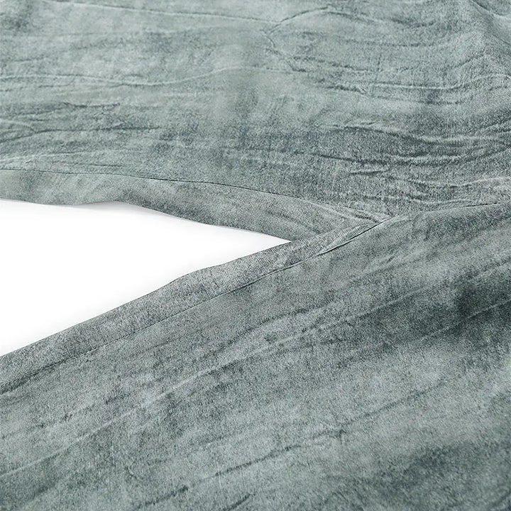 Élodie | Pantalon ample à texture lavée