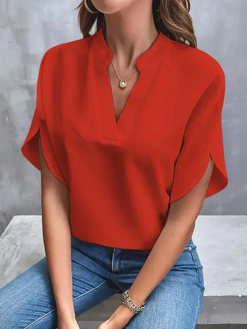 Maya Classic V-Neck Top
